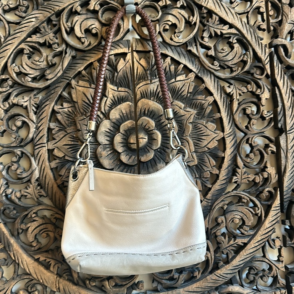 The Sak Indio Shadow Sparkle Leather Color Block Hobo Bag